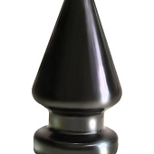 Чёрный плаг-массажёр MAGNUM для анальной стимуляции - 18 см.