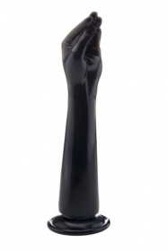 Чёрная рука для фистинга Realistic Hand 12,8 Inch - 32,5 см. фото в интим магазине Love Boat