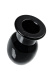 Черная анальная втулка Basic L - 7,5 см.