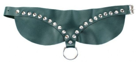 
Изумрудный широкий ошейник Wide Emerald Collar фото в интим магазине Love Boat