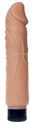 Телесный вибратор-реалистик Real Skin - 22 см. фото в интим магазине Love Boat