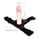 Телесный фаллоимитатор на трусиках Jessica Strap-On - 15,5 см.