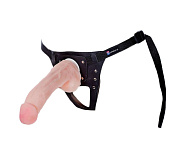 Податливый фаллос на трусиках Harness - 20,5 см. фото в интим магазине Love Boat
