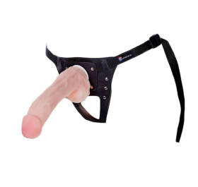 Податливый фаллос на трусиках Harness - 20,5 см. фото в интим магазине Love Boat