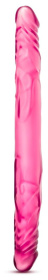 Розовый двусторонний фаллоимитатор 14 Double Dildo - 35,5 см. фото в интим магазине Love Boat