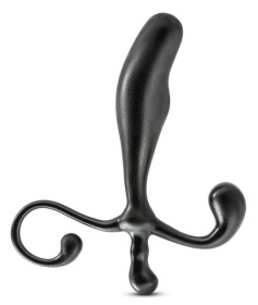 Черный стимулятор простаты Prostate Stimulator - 12,7 см. фото в интим магазине Love Boat