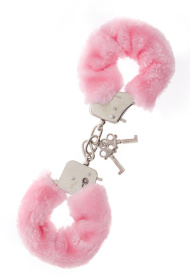 
Металлические наручники с розовой меховой опушкой METAL HANDCUFF WITH PLUSH PINK фото в интим магазине Love Boat