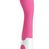 Розовый вибратор Bishop для G-стимуляции - 18,2 см.