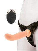 Женский вибрострапон со съемной насадкой и пультом ДУ фото в интим магазине Love Boat