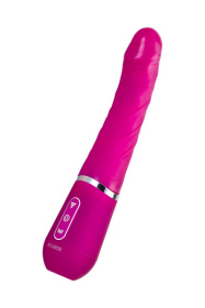 Розовый нереалистичный вибратор Ailighter Smart Telescopic Lover - 27,1 см. фото в секс шопе Love Boat