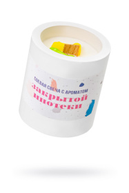 Ароматическая свеча «Закрытая ипотека» фото в интим магазине Love Boat