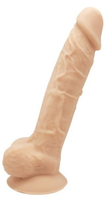 Телесный реалистичный фаллоимитатор DILDO 7INCH FLESH - 17,7 см. фото в интим магазине Love Boat