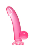 Розовый реалистичный фаллоимитатор Fush - 18 см. фото в интим магазине Love Boat
