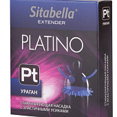 Стимулирующая насадка с усиками и шипиками Platino  Ураган 
