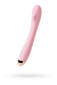 Розовый вибромассажер Eromantica Kristen - 22,5 см. фото в секс шопе Love Boat