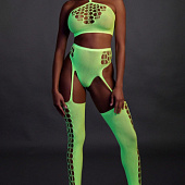 Роскошный комплект белья Two Piece with Crop Top and Stockings