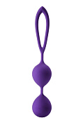 Фиолетовые вагинальные шарики Flirts Kegel Balls фото в интим магазине Love Boat