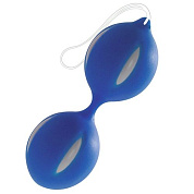 Сине-белые вагинальные шарики  фото в интим магазине Love Boat