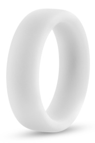 Белое люминесцентное эрекционное кольцо Silicone Glo Cock Ring фото в интим магазине Love Boat