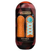 Оранжевый мастурбатор Victoria фото в интим магазине Love Boat