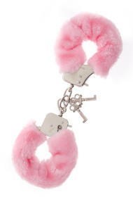 
Металлические наручники с розовой меховой опушкой METAL HANDCUFF WITH PLUSH PINK фото в интим магазине Love Boat