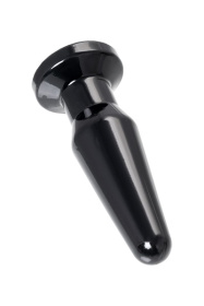 Черная анальная втулка Gemini β - 12,3 см. фото в интим магазине Love Boat