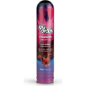 Смазка на водной основе Strawberry с ароматом клубники - 125 мл. фото в интим магазине Love Boat