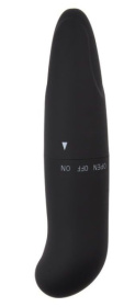 Черный вибратор Powerful Invigorate G-Spot - 12,5 см. фото в секс шопе Love Boat
