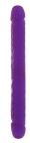 Двойной фиолетовый фаллоимитатор DOUBLE DONG LAVENDER - 30 см. фото в интим магазине Love Boat