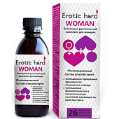 Женский биогенный концентрат для повышения либидо Erotic hard Woman - 250 мл.
