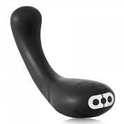 Черный гнущийся вибратор G-Kii G-Spot   Clitoral Vibrator - 23 см. фото в секс шопе Love Boat