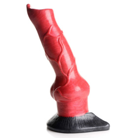 Красный фантазийный фаллоимитатор Hell-Hound Canine Penis Silicone Dildo - 19 см. фото в интим магазине Love Boat