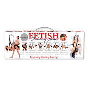 Чёрные секс-качели Spinning Fantasy Swing фото в интим магазине Love Boat