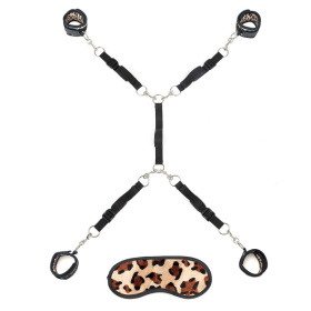 
Леопардовая фиксация на матрас для рук и ног Classic Bedspreader фото в интим магазине Love Boat