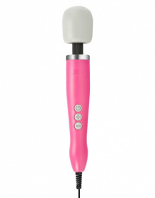 Розовый жезловый вибратор Doxy Massager - 34 см. фото в интим магазине Love Boat
