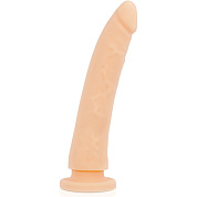 Телесный фаллоимитатор из силикона Delta Сlub Toys Dong Flesh Silicone - 23 см. фото в интим магазине Love Boat