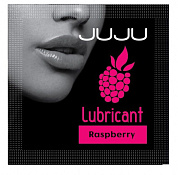 Саше съедобного лубриканта JUJU Raspberry с ароматом малины - 3 мл. фото в интим магазине Love Boat