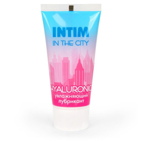 Увлажняющий лубрикант на водной основе Intim in the city Hyaluronic - 60 гр. фото в интим магазине Love Boat