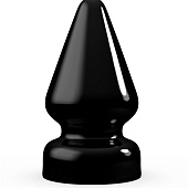 Чёрный плаг-массажёр MAGNUM 3 для анальной стимуляции - 18 см.