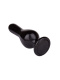 Черная анальная пробка MAGNUM 15 - 17,5 см.