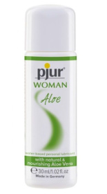 Лубрикант на водной основе pjur WOMAN Aloe - 30 мл. фото в интим магазине Love Boat