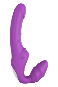 Фиолетовый безремневой вибрострапон Double Dipper