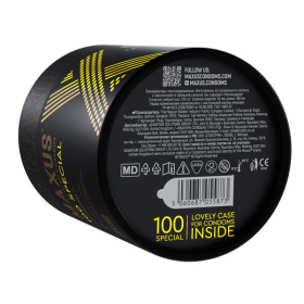 Текстурированные презервативы в кейсе MAXUS So Much Sex - 100 шт.