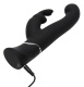 Черный вибратор-кролик G-Spot Stroking Vibrator - 24,2 см.