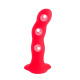 Красный фаллоимитатор Bouncer - 18,3 см.