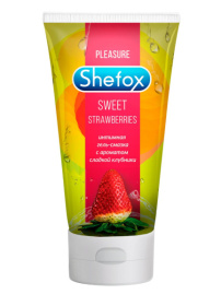 Интимная гель-смазка Shefox «Сладкая клубника» - 50 мл. фото в интим магазине Love Boat