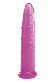 Фиолетовый желейный фаллоимитатор JELLY BENDERS THE EASY FIGHTER - 16,5 см. фото в интим магазине Love Boat