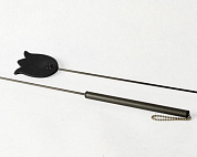 
Черный стек  Тюльпан  - 60 см. фото в интим магазине Love Boat