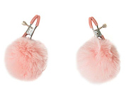 
Зажимы на соски Angelic с розовыми меховыми шариками фото в интим магазине Love Boat