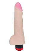 Реалистичный виброфаллос из неоскин - 22,2 см. фото в интим магазине Love Boat
